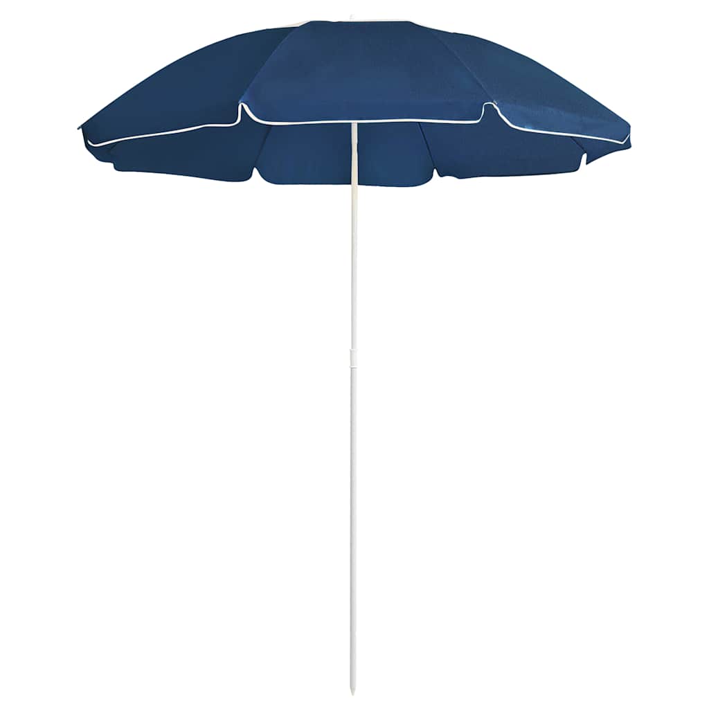 Vidaxl Sonnenschirm mit Stahlmast 180 cm blau