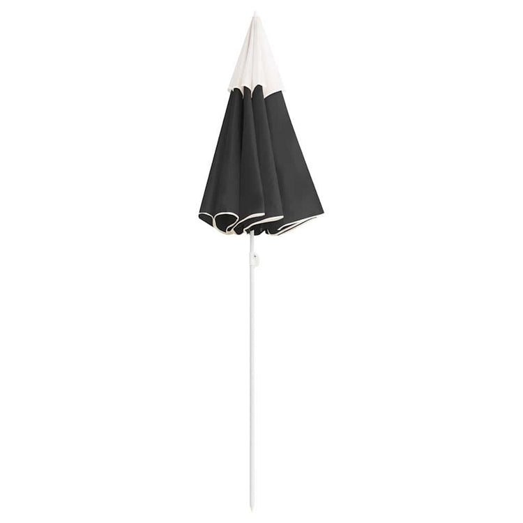 VIDAXL -Parasol mit Stahlpol 180 cm Anthrazit -gelöscht