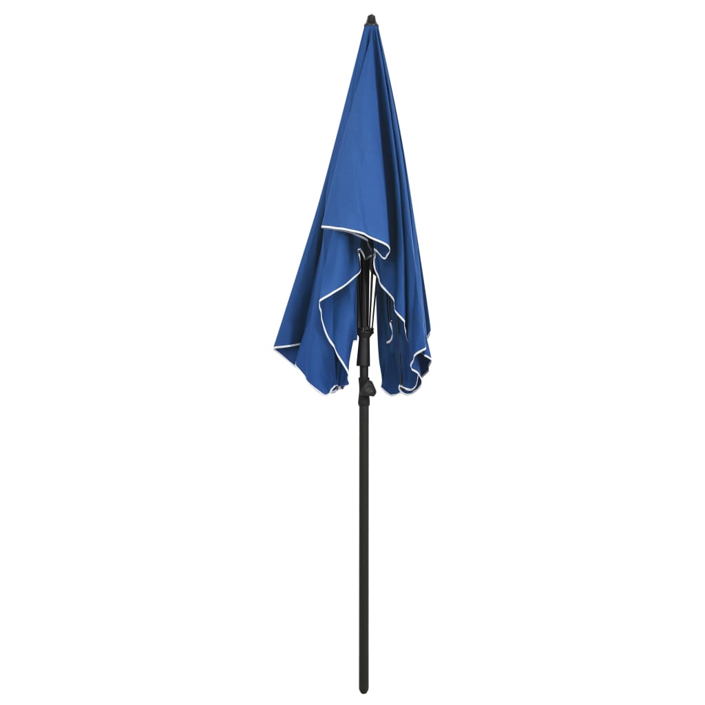 Vidaxl Parasol mit Pole 200x130 cm Azure Blau