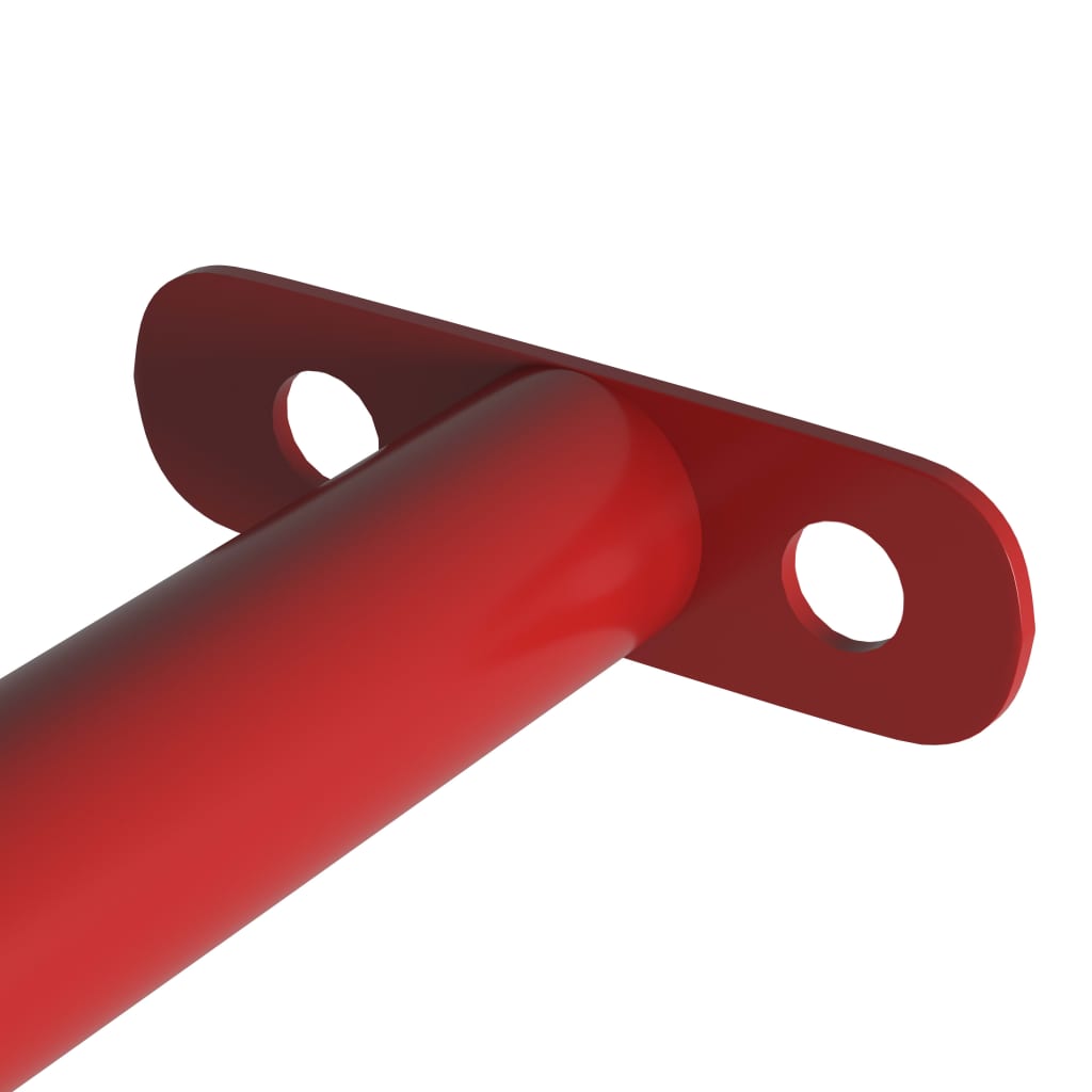 Vidaxl Rekstat 125 cm Stahlrot