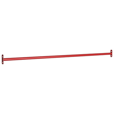 Vidaxl Rekkstaks 2 PCs 125 cm Stahlrot