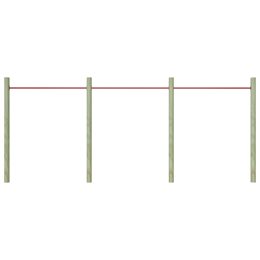 Vidaxl Rekkstaks 3 ST 125 cm Stahlrot