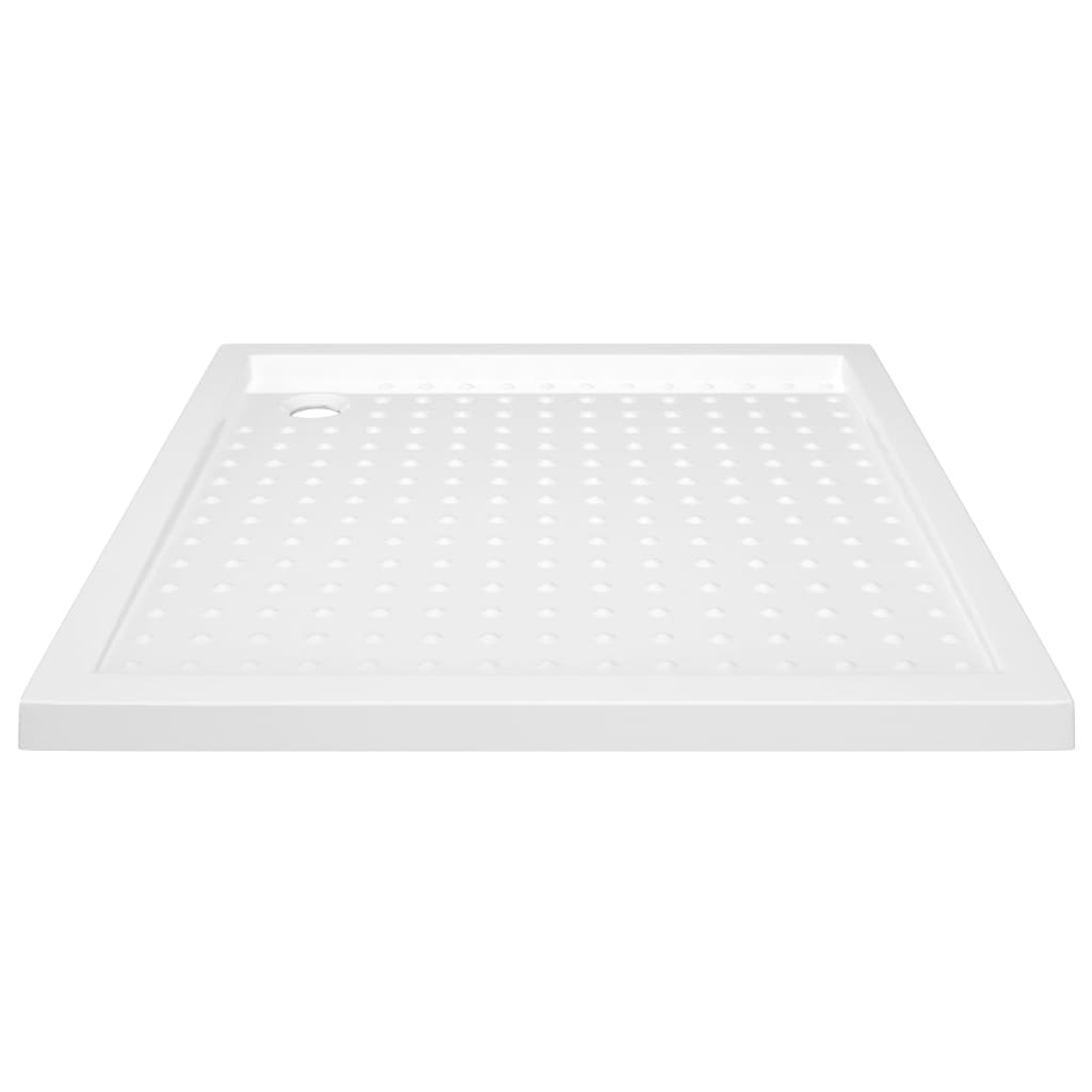 Vidaxl Duschschale mit Stollen 90x90x4 cm Weiß