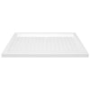 Vidaxl Duschschale mit Stollen 70x100x4 cm weiß