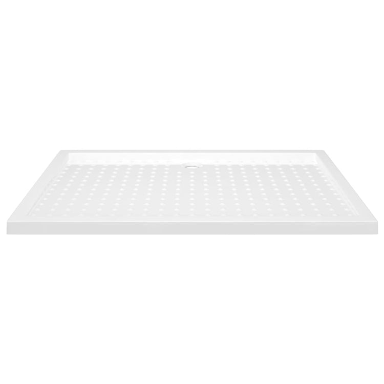 Vidaxl Duschschale mit Stollen 80x120x4 cm Weiß