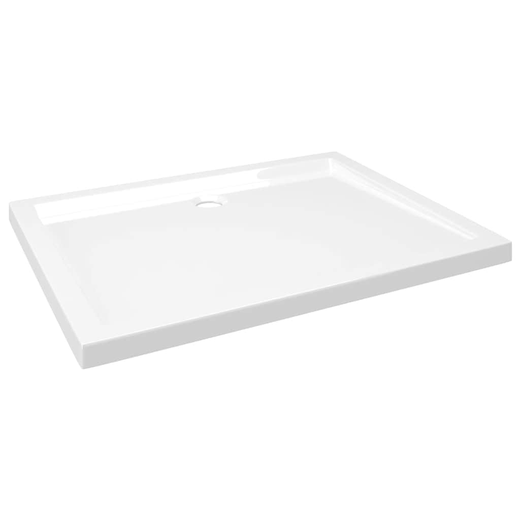Vidaxl Duschschale rechteckige 80x100 cm ABS