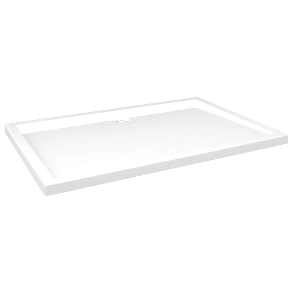 Vidaxl Duschschale rechteckige 80x120 cm Weiß