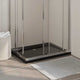 Vidaxl Duschschale rechteckig 70 x 90 cm schwarz