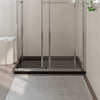 Vidaxl Duschschale rechteckige 80x100 cm schwarz
