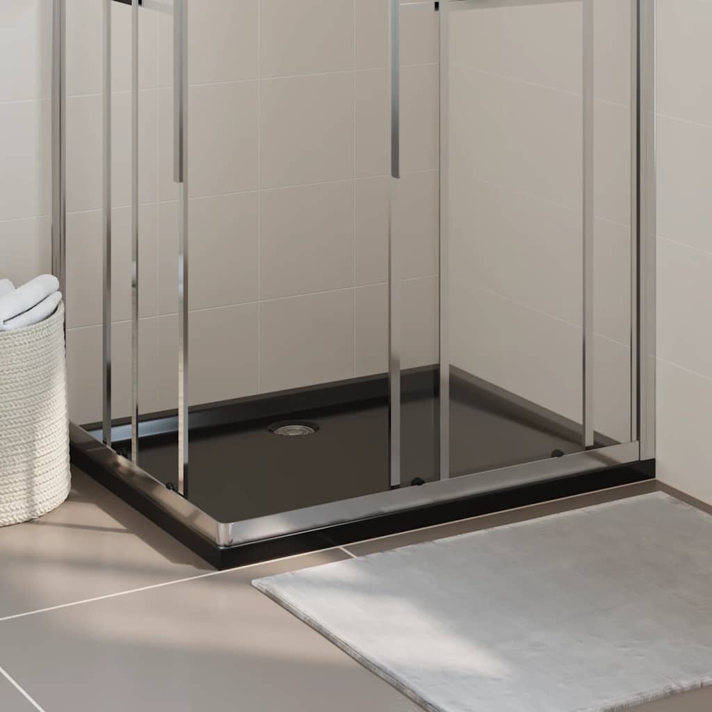 Vidaxl Duschschale rechteckige 80x100 cm schwarz