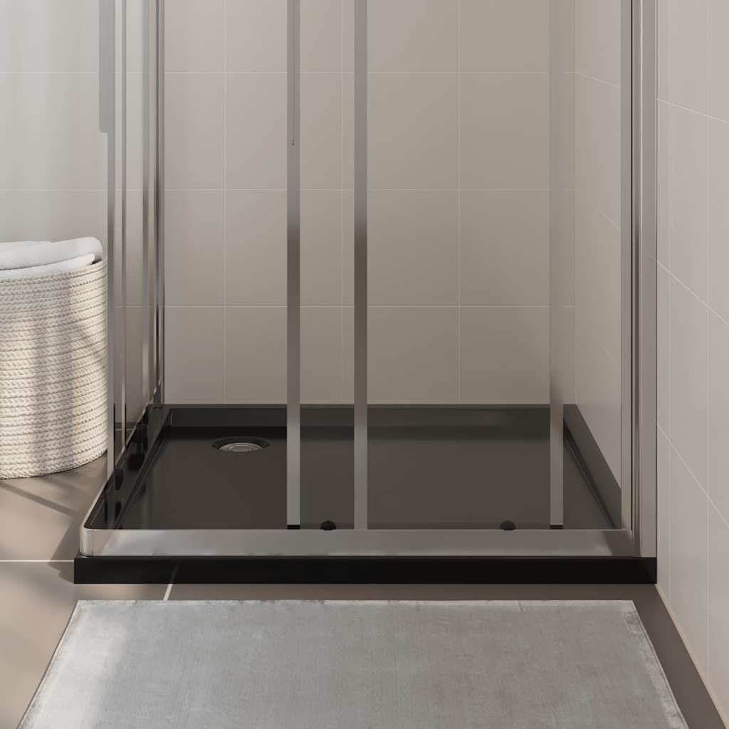 Vidaxl Duschschale Quadrat 90 x 90 cm schwarz