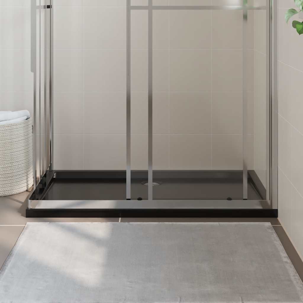 Vidaxl Duschschale rechteckig 70x120 cm schwarz