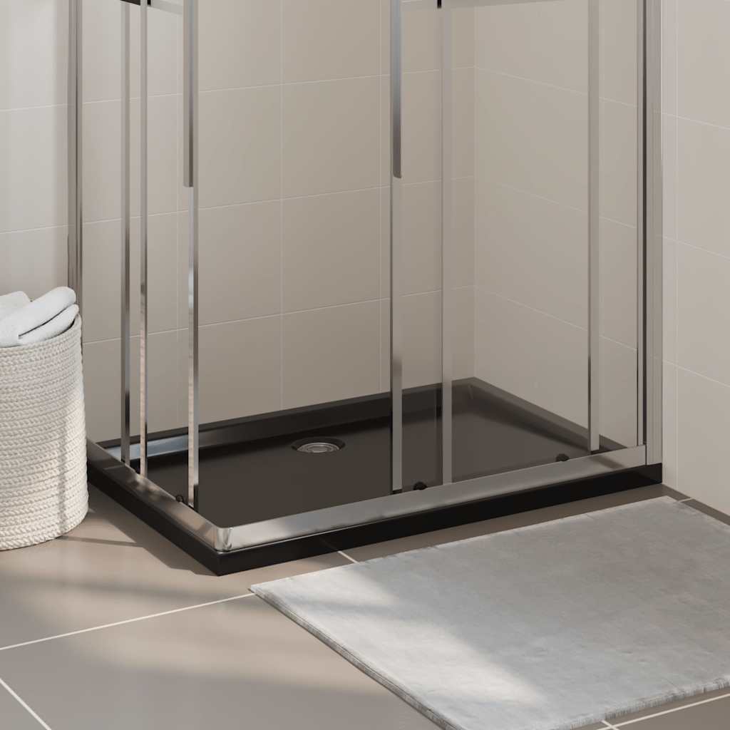 Vidaxl Duschschale rechteckig 70x100 cm schwarz