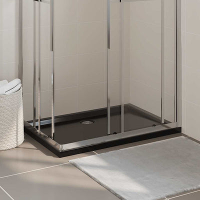 Vidaxl Duschschale rechteckig 70x100 cm schwarz
