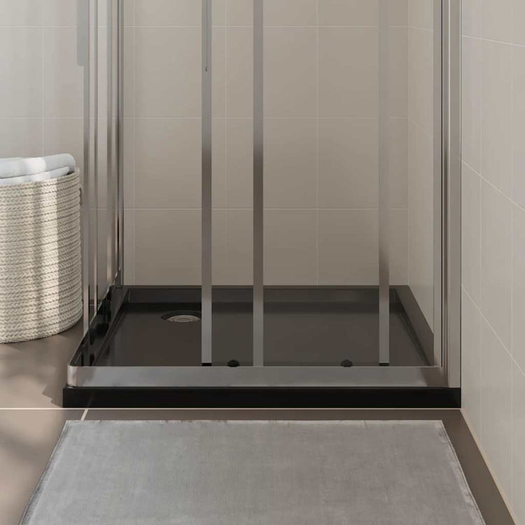 Vidaxl Duschschale Quadrat 80x80 cm Schwarz