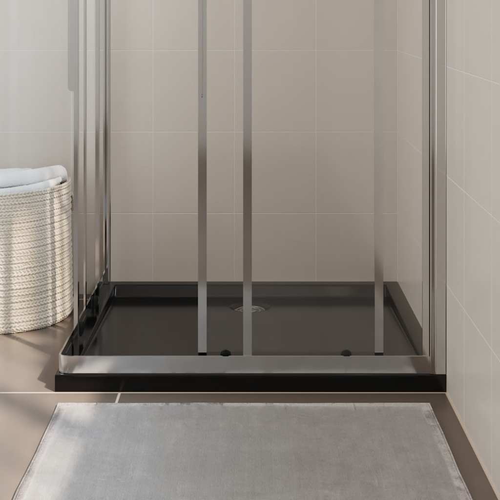 Vidaxl Duschschale rechteckige 80x90 cm schwarz