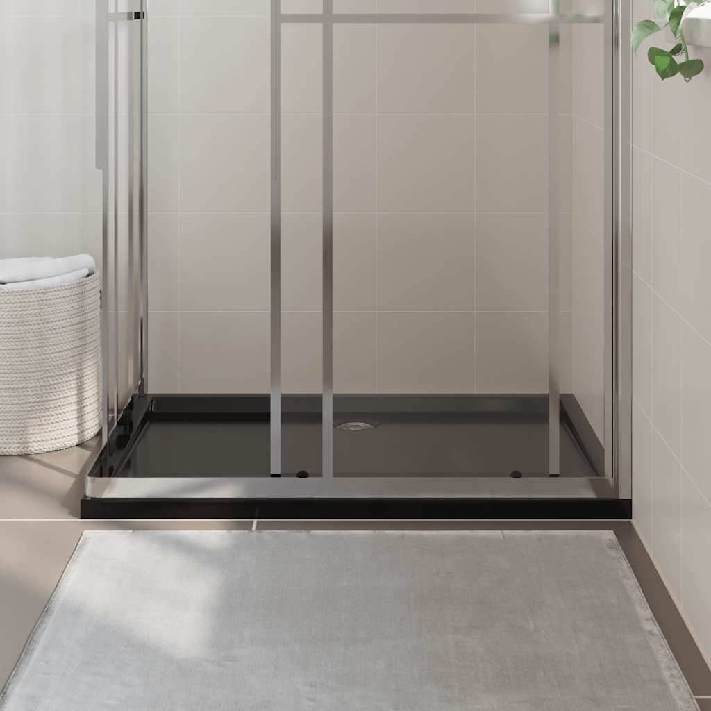 Vidaxl Duschschale rechteckige 80x110 cm schwarz