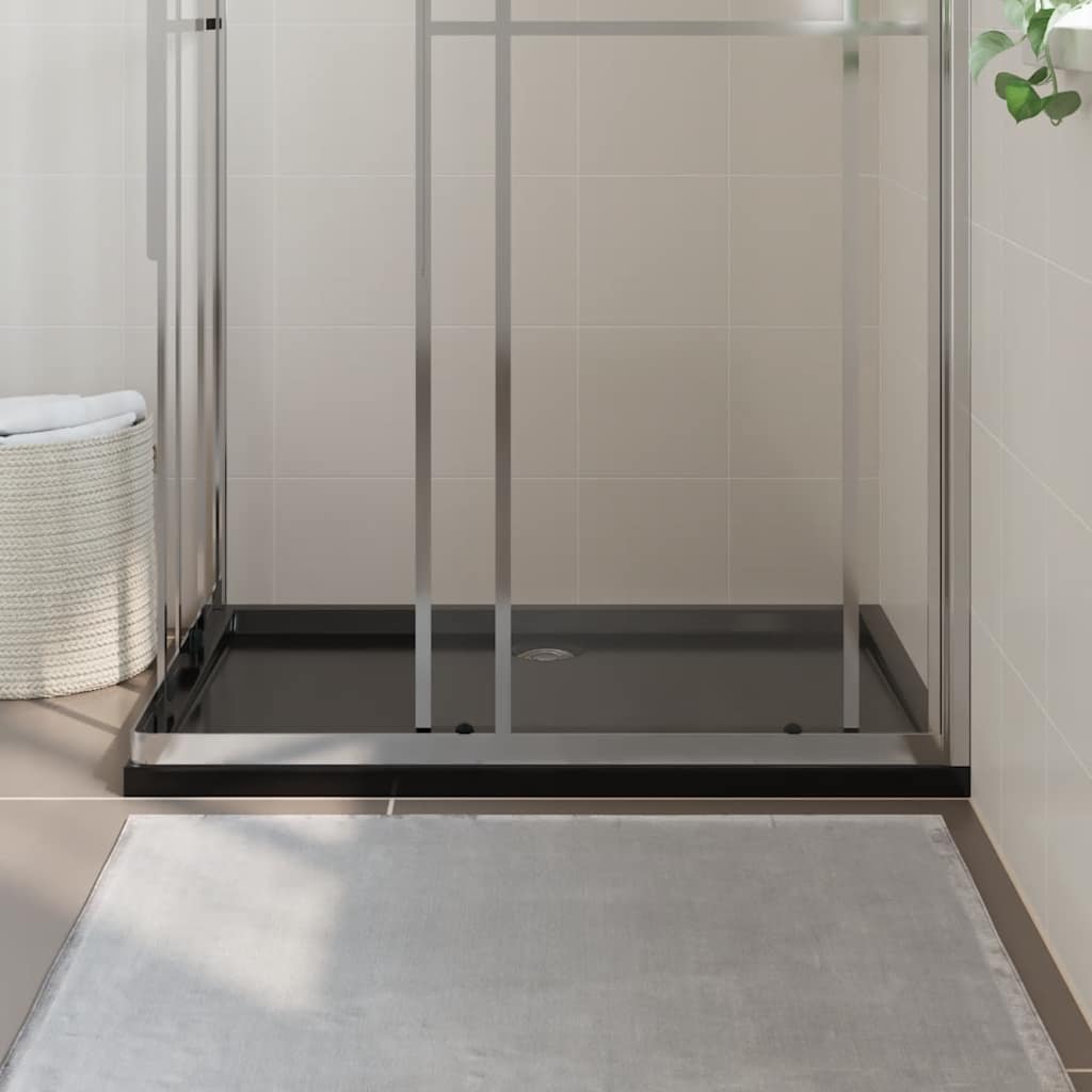 Vidaxl Duschschale rechteckige 80x120 cm schwarz
