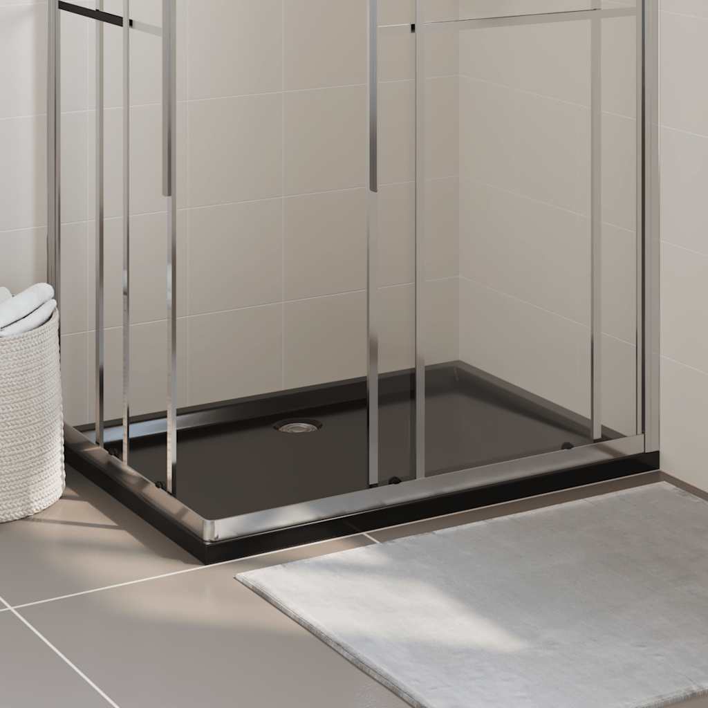 Vidaxl Duschschale rechteckige 80x120 cm schwarz