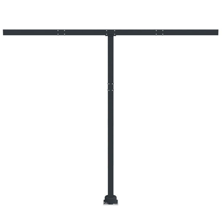 Vidaxl Laifel Pole Set 300x245 cm Eisen -Anthrazit -ausgelöst