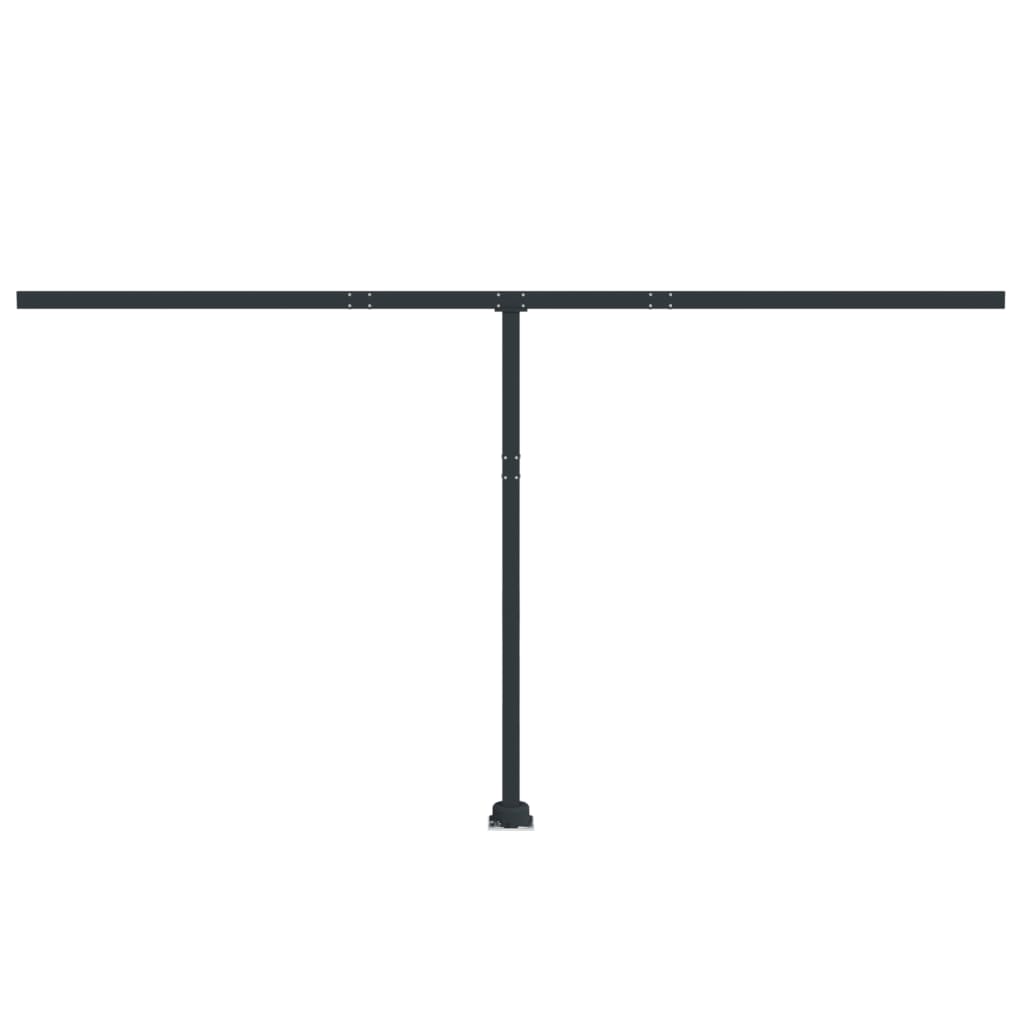 Vidaxl Laifel Pole Set 450x245 cm Eisen Anthrazit -ausgelöst