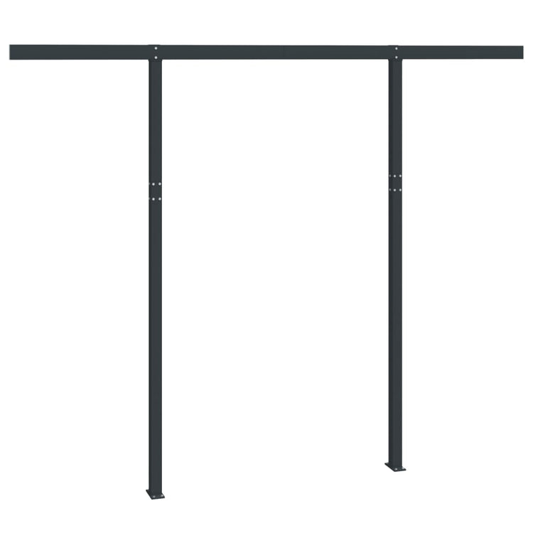 Vidaxl Laifel Pole Set 300x245 cm Eisen -Anthrazit -ausgelöst