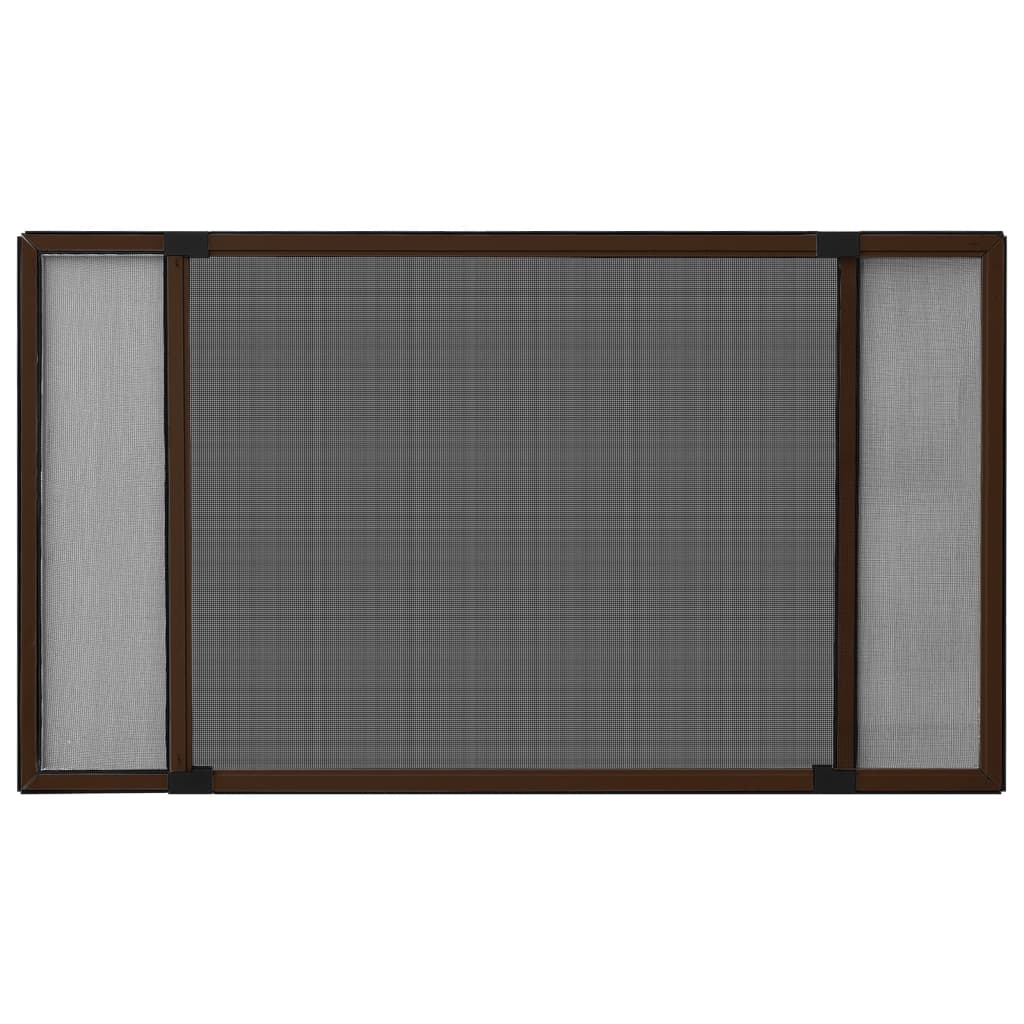 Vidaxl Raamhor erweiterbar (75-143) x50 cm braun