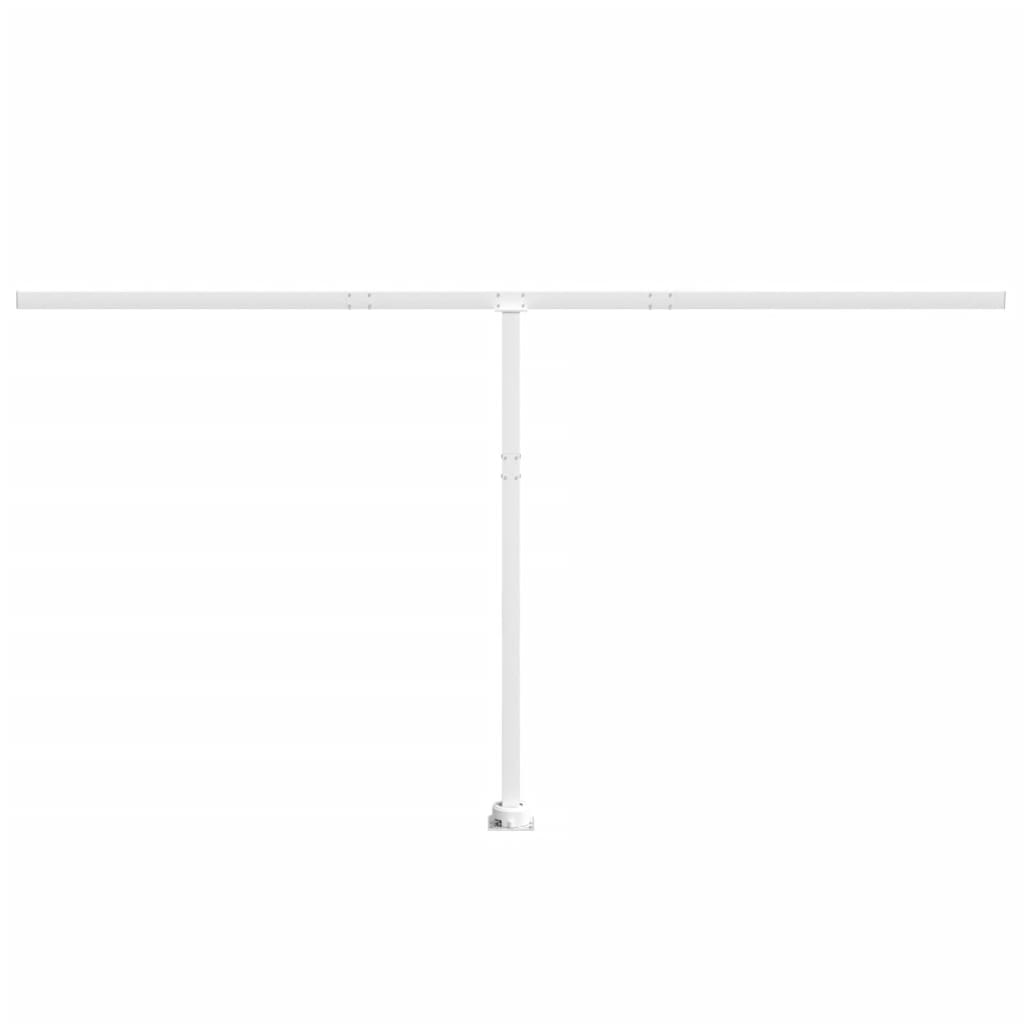 Vidaxl Laifel Pole Set 450x245 cm Eisenweiß