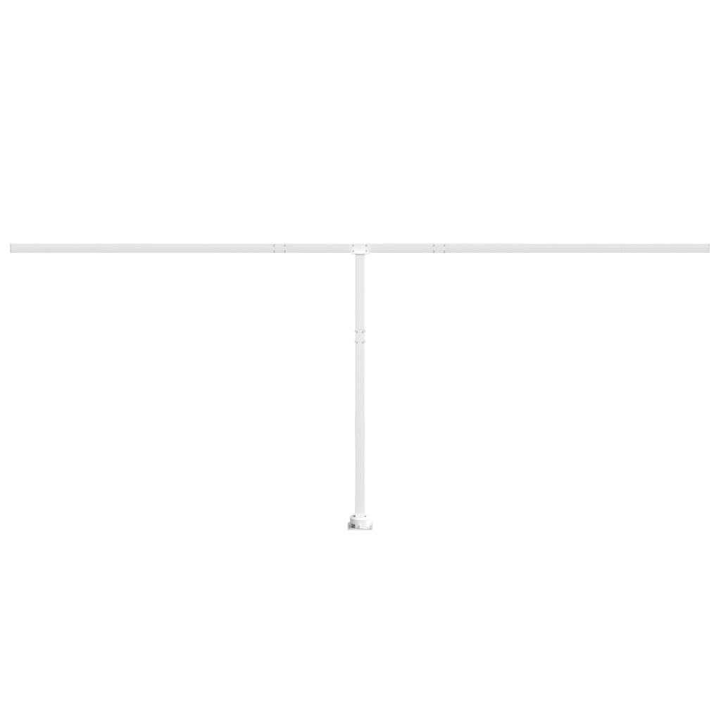 Vidaxl Laifel Pole Set 600x245 cm Eisenweiß