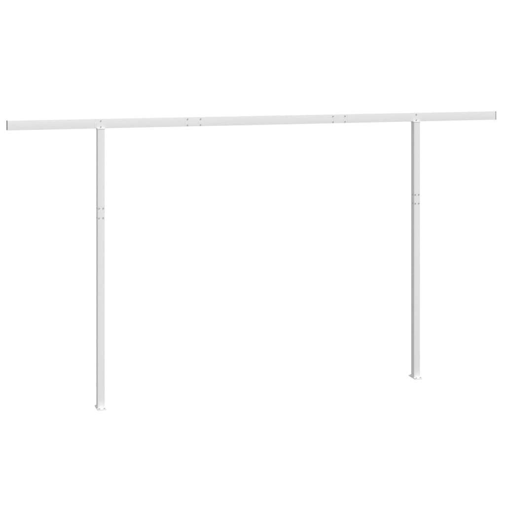 Vidaxl Laifel Pole Set 450x245 cm Eisenweiß