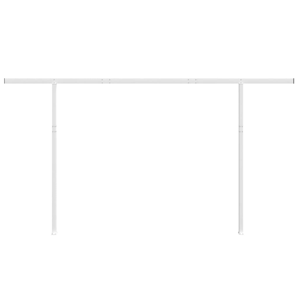Vidaxl Laifel Pole Set 450x245 cm Eisenweiß