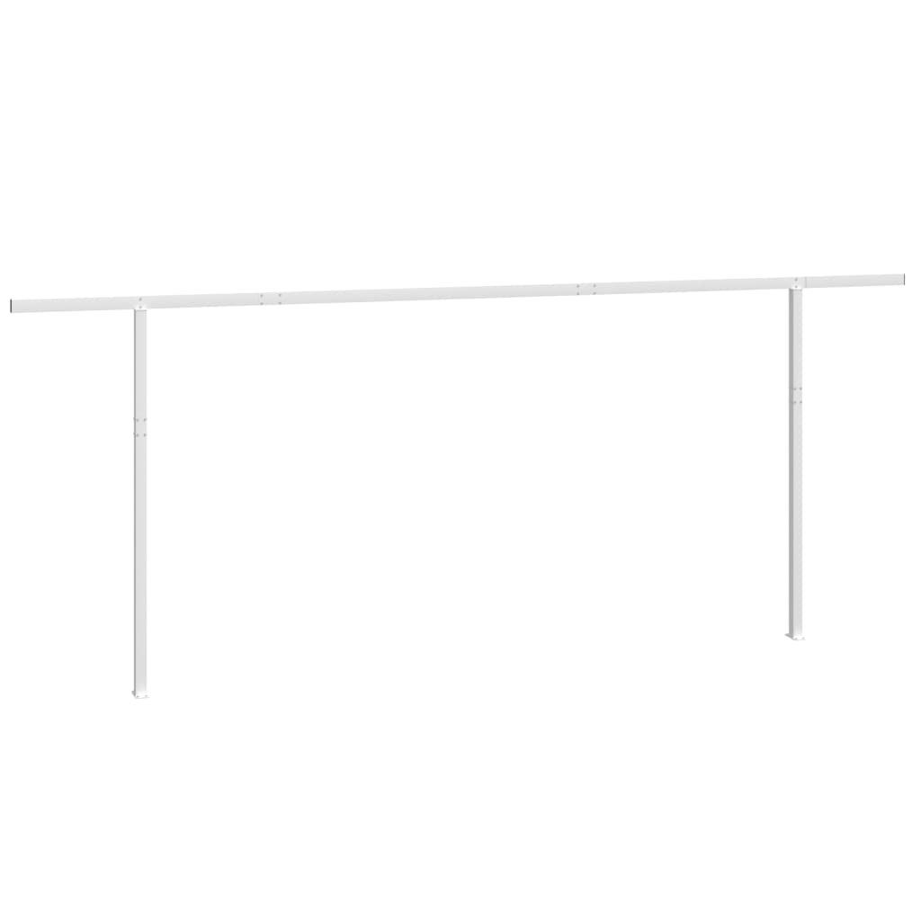 Vidaxl Laifel Pole Set 600x245 cm Eisenweiß