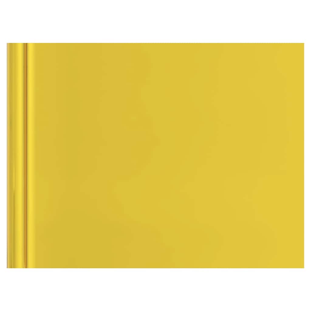 Vidaxl Möbelöl Selbstadhäsiv 500 x 90 cm PVC Hochglanzgoldfarben