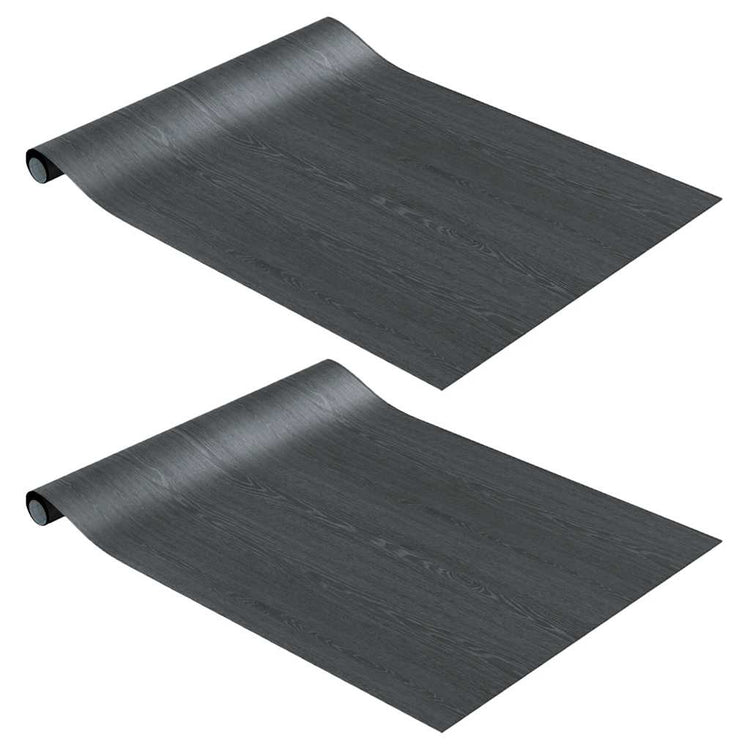 Vidaxl Möbelöle Selbstadhäsiv 2 ST 500x90 cm PVC Darkhout Colored