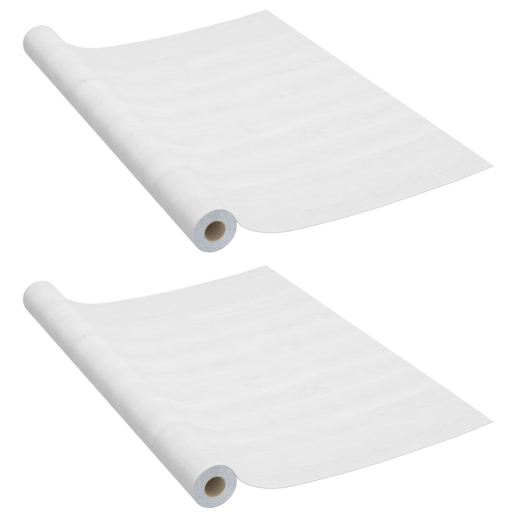 Vidaxl Möbelöle Selbstadhäsiv 2 PCs 500x90 cm PVC ohne gefärbt