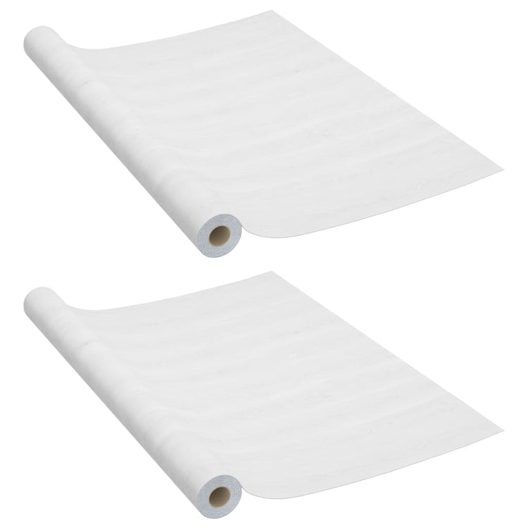 Vidaxl Möbelöle Selbstadhäsiv 2 PCs 500x90 cm PVC ohne gefärbt