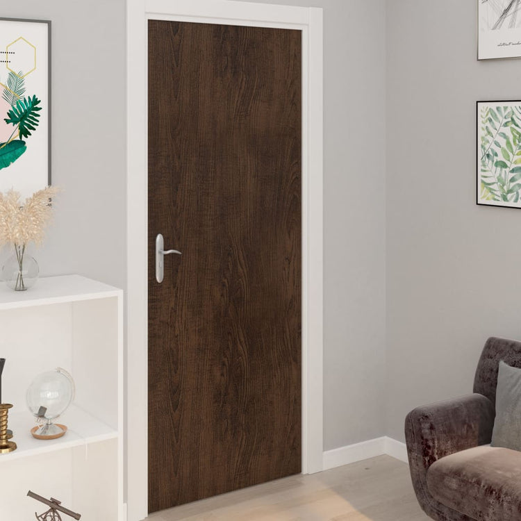 Vidaxl Möbelöle Selbstadhäsiv 2 PCs 500x90 cm PVC Dark Eiche -Colored