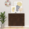 Vidaxl Möbelöle Selbstadhäsiv 2 PCs 500x90 cm PVC Dark Eiche -Colored