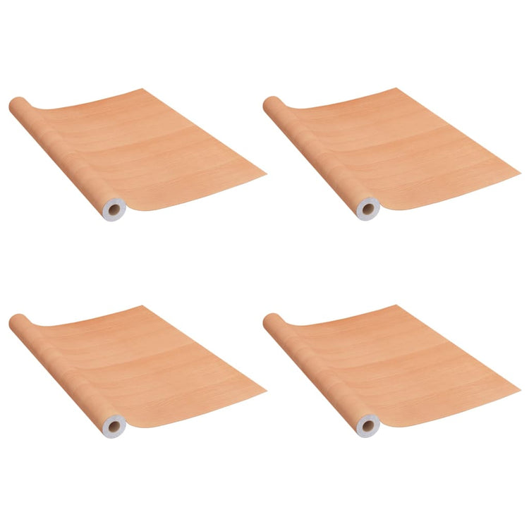 Vidaxl Möbelöle Selbstadhäsiv 2 ST 500x90 cm PVC Japanische Eichefarbe