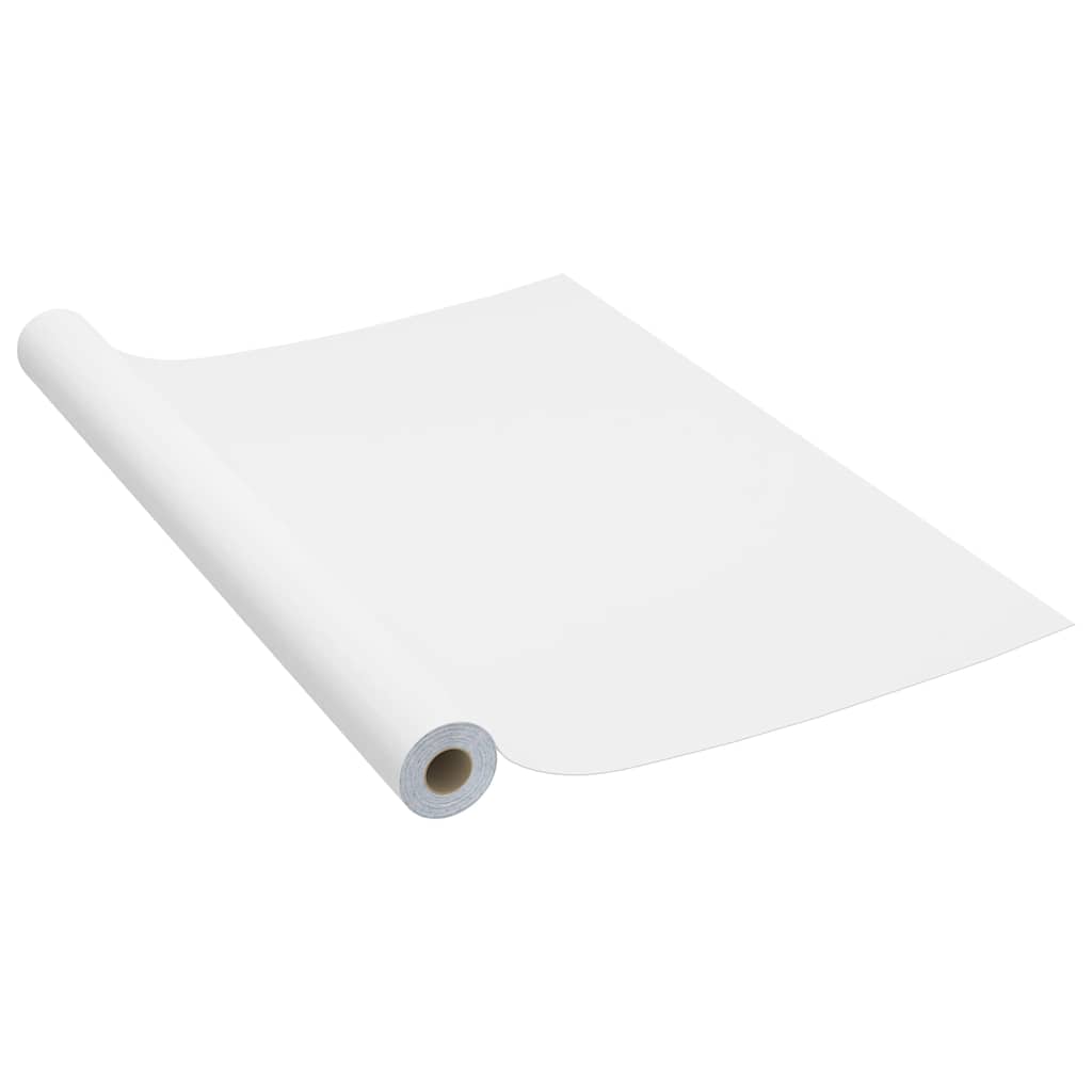 Vidaxl Möbelöle Selbstadhäsiv 2 ST 500x90 cm PVC Weiß