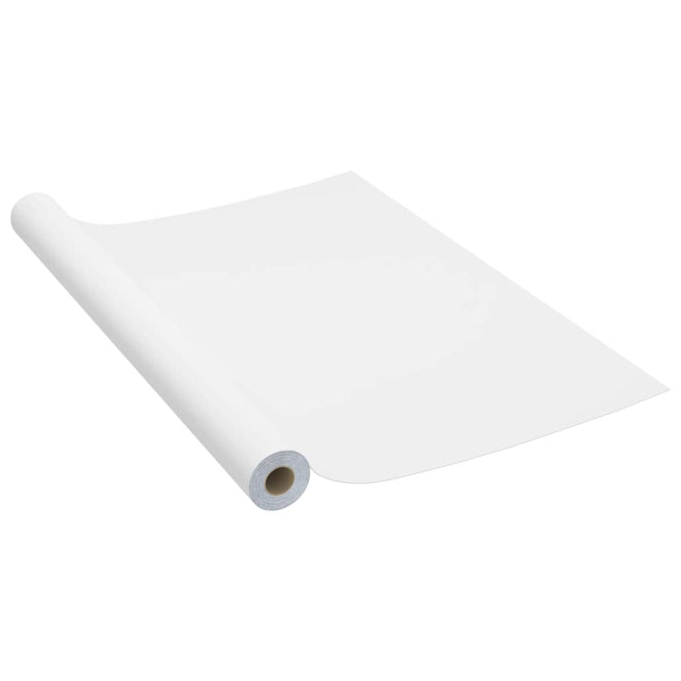 Vidaxl Möbelöle Selbstadhäsiv 2 ST 500x90 cm PVC Weiß