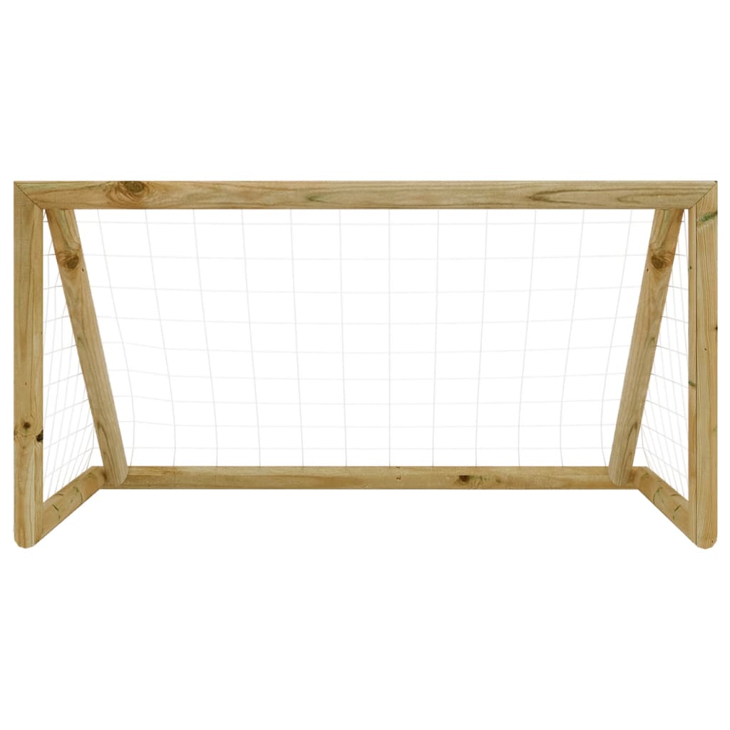 VIDAXL -Fußballtor mit Netto 160x80x100 cm imprägnierte Kiefer