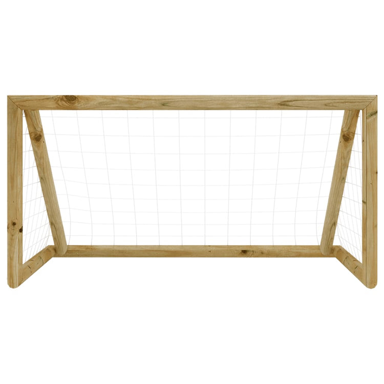 VIDAXL -Fußballtor mit Netto 120x60x80 cm imprägnierte Kiefer