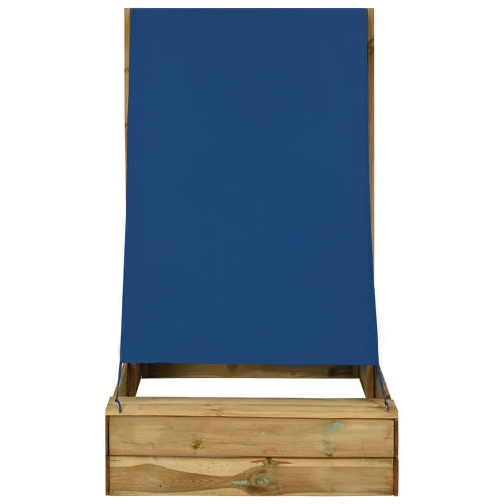 Vidaxl Sandbox mit Dach 80x60x97,5 cm imprägnierte Kiefer