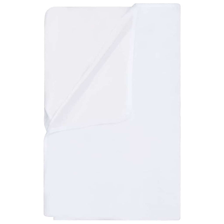 VidaXL Matratzenschoner 2 Stück wasserdicht 140x200 cm Baumwolle weiß