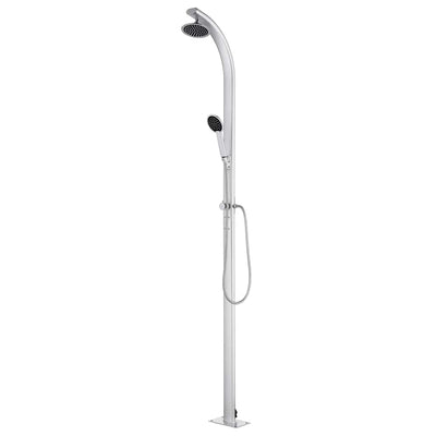 Vidaxl Outdoor -Dusche 215 cm Aluminium