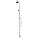 Vidaxl Outdoor -Dusche 215 cm Aluminium