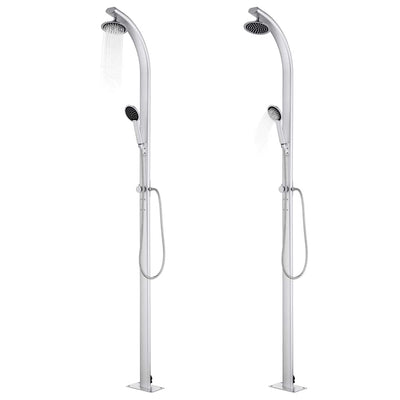 Vidaxl Outdoor -Dusche 215 cm Aluminium