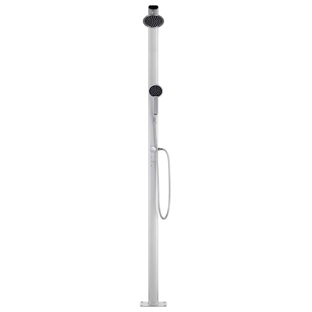 Vidaxl Outdoor -Dusche 215 cm Aluminium
