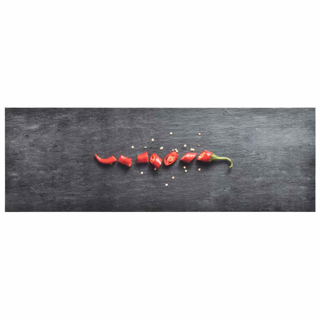 Vidaxl Küchenmatte Waschbarer Pfeffer 60x180 cm